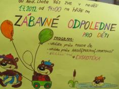 Zábavné odpoledne pro děti 1.7.2012